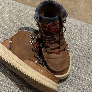 Hey Dude Brown and Black Kids Boots